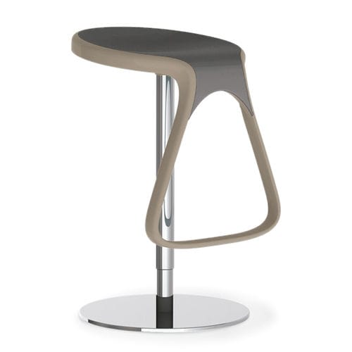 Moderner Barhocker - GERNIS - CUCINE LUBE - Gestell aus Stahl / drehbar