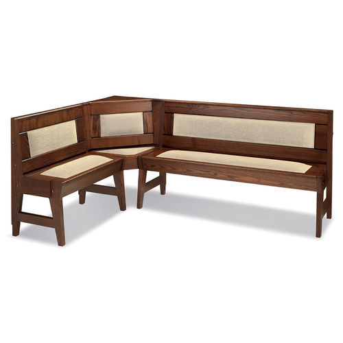 Moderne Bank - CAMBRIA - CUCINE LUBE - Holz / mit Rückenlehne