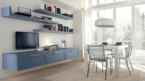 Wandmontiertes Regal - GEORGIA - CUCINE LUBE - klassisch / Holz / für Küche