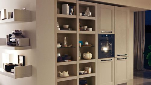Modernes Bücherregal - GEORGIA - CUCINE LUBE - Holz