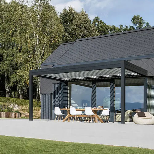 Angebaute Pergola - PORTOROSE - SLOVENIA - Gibus SPA - Metall / Aluminium / bioklimatisch