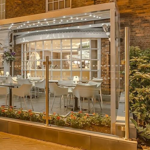 Angebaute Pergola - SPAGÒ - Gibus SPA - Metall / mit Sonnenschutzlamellen / maßgefertigt