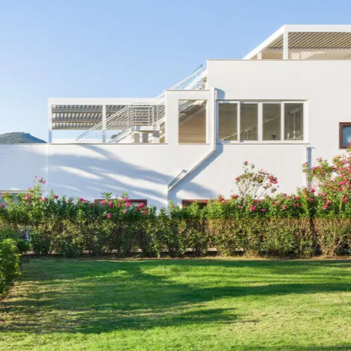 Selbsttragende Pergola - ALGHERO - ITALY - Gibus SPA - Metall / mit Sonnenschutzlamellen / bioklimatisch
