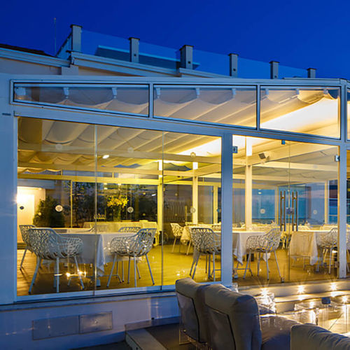 Sicherheitsglasscheibe - ART HOTEL VILLA FIORELLA - Gibus SPA - Struktur / VSG / transparent