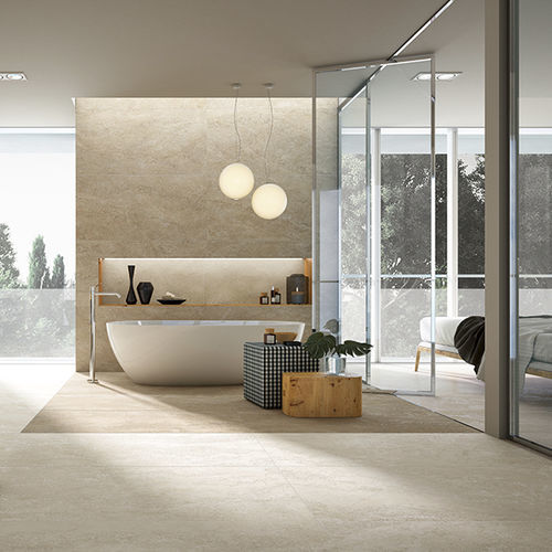 Feinsteinzeugfliesen - THERMAE - NovaBell - gebürstet / 3D / Mattfinish