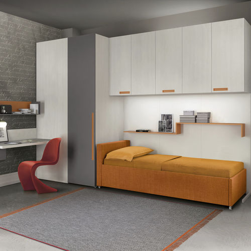 Weißes Kinderzimmer - 369 - TUMIDEI - orange / melaminbeschichtet / anodisiertes Aluminium