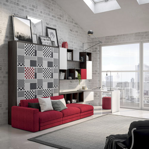Modulsofa - ON-OFF - TUMIDEI - Eck / modern / Stoff
