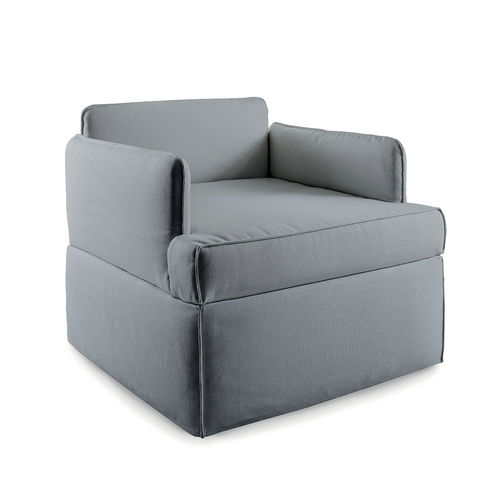 Moderner Sessel - TUMIDEI - Stoff / Bett / grau