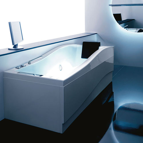 Einbau-Badewanne - SPIDER - GRUPPO TREESSE - Acryl / Wassermassage / weiß