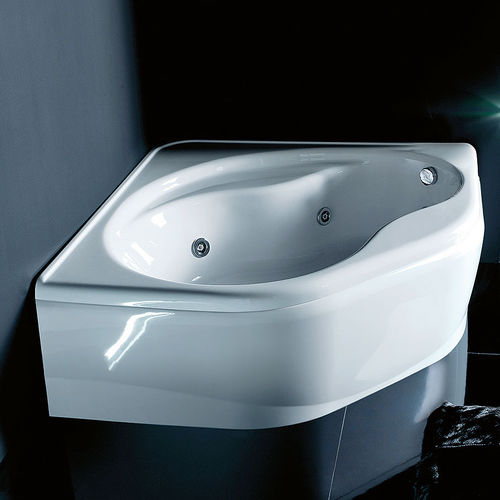 Badewanne für Eckeinbau - AURORA - GRUPPO TREESSE - Einbau / Acryl / Wassermassage