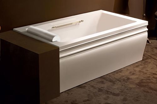 Acryl-Badewanne - BLANQUE 1810 - GRUPPO TREESSE - Wassermassage / weiß