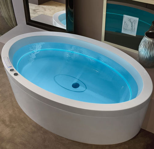 Ovale Badewanne - DREAM 190 - GRUPPO TREESSE - freistehend / Acryl / von Marc Sadler