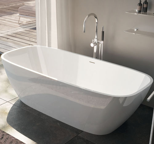 Ovale Badewanne - BRIO - GRUPPO TREESSE - freistehend / Acryl / weiß