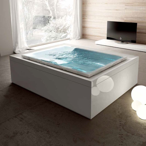Freistehende Badewanne - FUSION 230 - GRUPPO TREESSE - Acryl / von Marc Sadler / Wassermassage