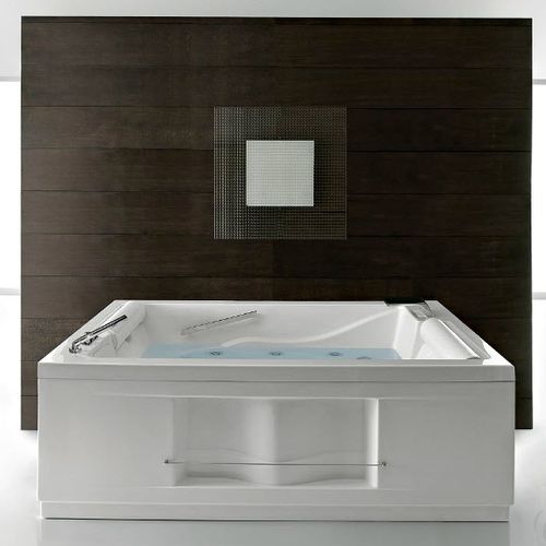 Acryl-Badewanne - BIS  - GRUPPO TREESSE - doppelt / Wassermassage / weiß