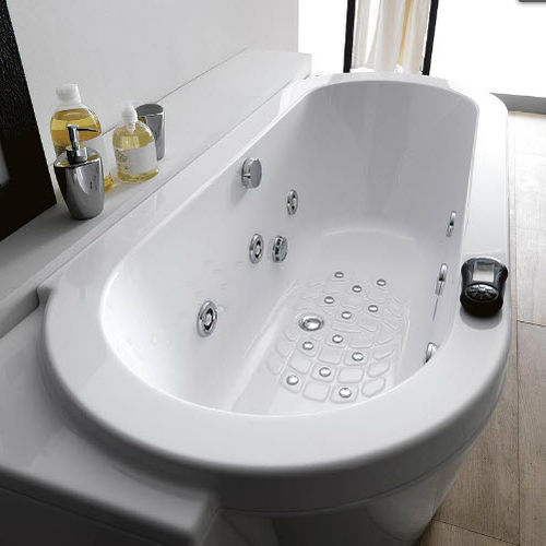 Ovale Badewanne - PLAYA - GRUPPO TREESSE - Einbau / Acryl / Wassermassage