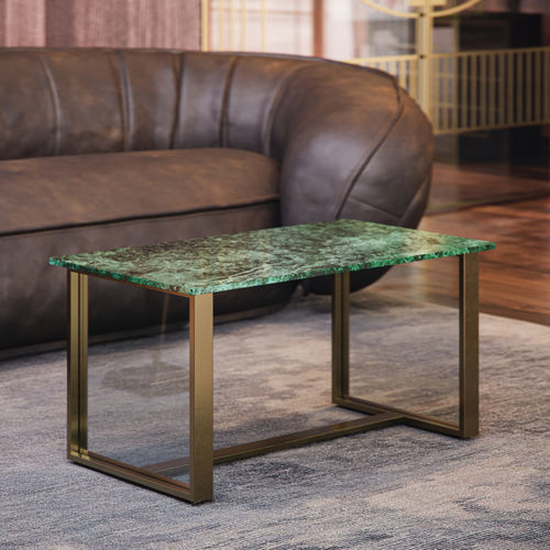 Moderner Couchtisch - Orizzonte - LINVISIBILE - Glas / Holz / Keramik