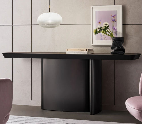 Moderner Konsolentisch - One - BONALDO - Eiche / Nussbaum / Holzfurnier