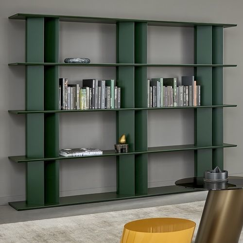 Modul-Bücherregal - Dogma - BONALDO - modern / Eiche / Nussbaum