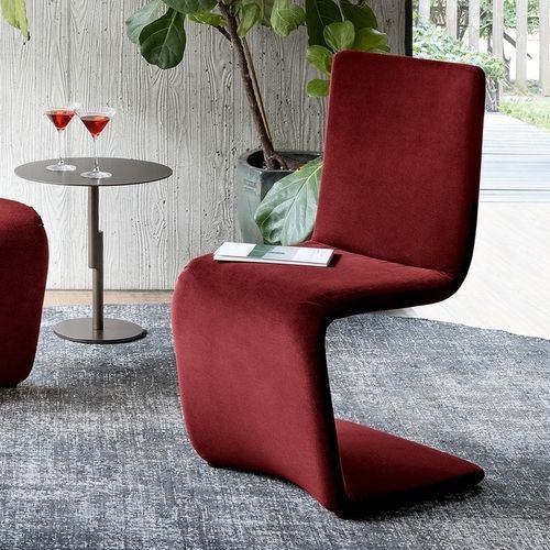 Moderner Stuhl - Venere - BONALDO - für den Innenraum / Leder / Stoff