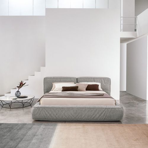 Doppelbett - FLUFF - BONALDO - modern / Polster / gepolstertes Kopfteil