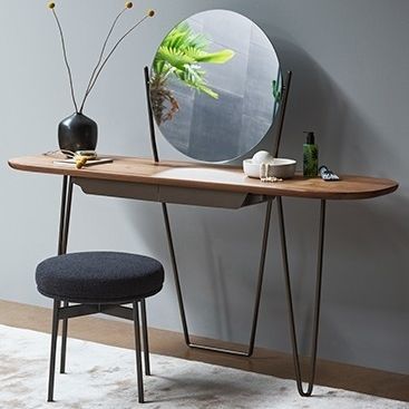 Moderner Schminktisch - Coseno - BONALDO - Eiche / Nussbaum / Holzfurnier