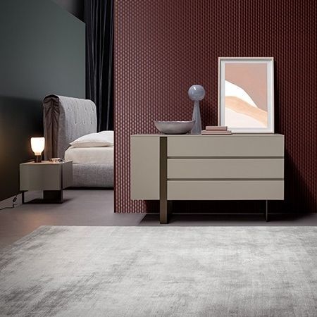 Moderne Kommode - Antibes - BONALDO - aus lackiertem Metall / lackiertes Holz / rechteckig