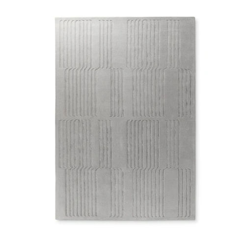 Moderner Teppich - Tangeri - BONALDO - Streifenmuster / Wolle / Tencel®
