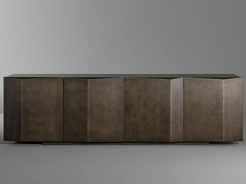Modernes Sideboard - Bernois - BONALDO - aus lackiertem Metall / lackiertes Holz / von Roberto Paoli