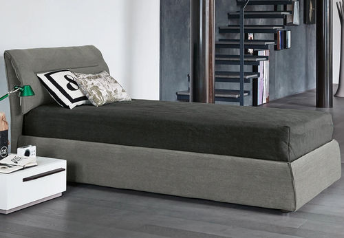Einpersonenbett - Campo  - BONALDO - modern / Polster / gepolstertes Kopfteil