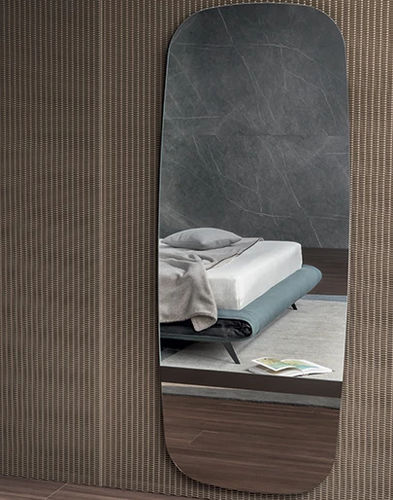 Wandmontierter Spiegel - Lake - BONALDO - modern / rechteckig / aus lackiertem Metall