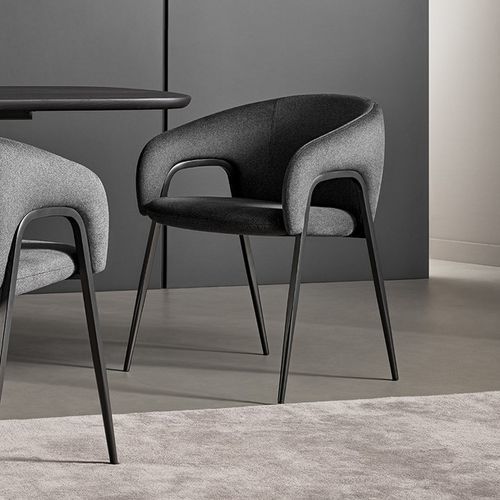 Moderner Stuhl - Alley - BONALDO - für den Innenraum / Stoff / Leder