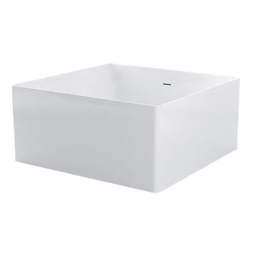 Quadratische Badewanne - 7438 - Kerasan - freistehend / für Wohnungen / Verbundwerkstoff