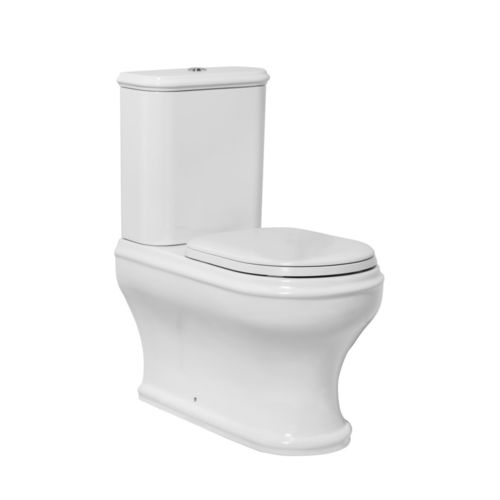 Monoblock-WC - CHVCMP000000 - Azzurra - in Wandnähe / Keramik / für Privatgebrauch