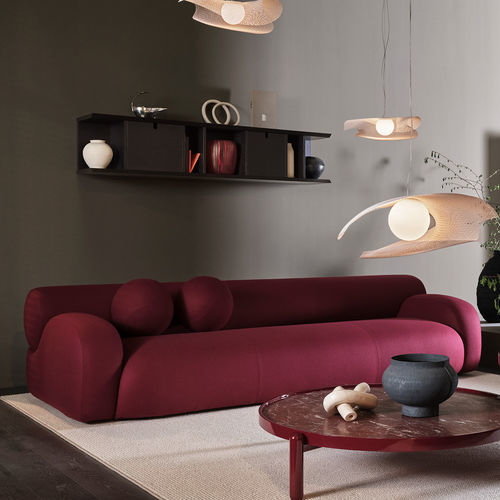 Modulsofa - OSCAR - MERIDIANI - modern / Stoff / Leder