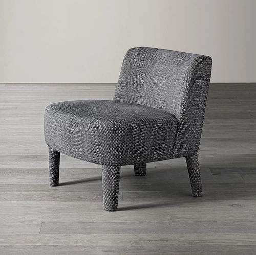 Moderner Sessel - ISABELLE - MERIDIANI - Stoff / Leder / Eiche