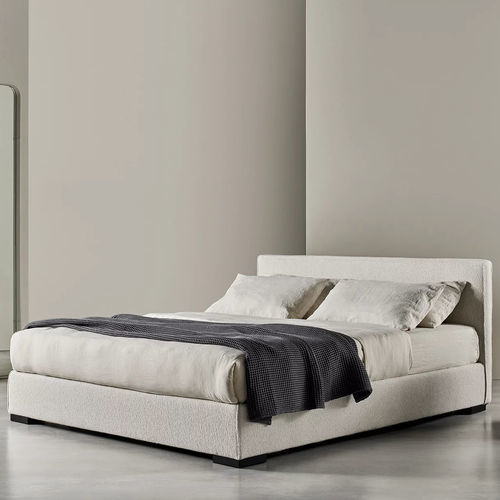 Doppelbett - STONE - MERIDIANI - Einpersonen / modern / Polster