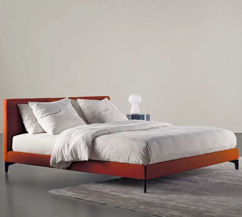 Doppelbett - STONE UP - MERIDIANI - Einpersonen / modern / Polster