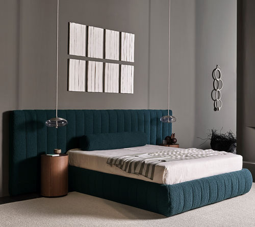 Doppelbett - TUYO - MERIDIANI - Einpersonen / modern / Polster