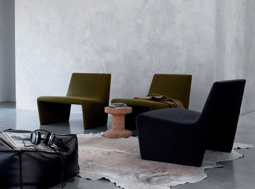 Moderner Kaminsessel - PATTY - Verzelloni - Polyurethan / von Studio Lievore Altherr Molina