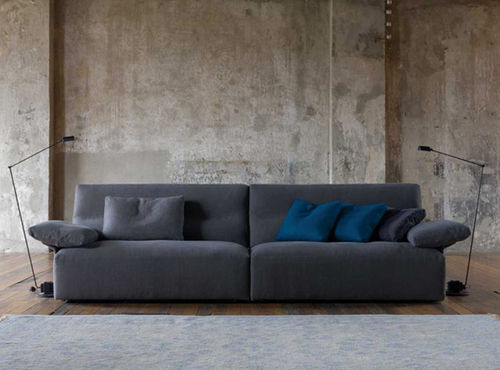 Modernes Sofa - JOE  - Verzelloni - Stoff / weiß / von Studio Lievore Altherr Molina
