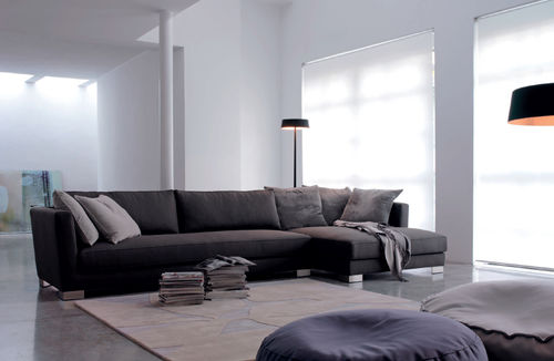 Modulsofa - LINK  - Verzelloni - modern / Baumwolle / braun