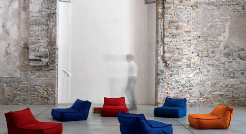 Moderner Kaminsessel - ZOE - Verzelloni - Leder / von Studio Lievore Altherr Molina