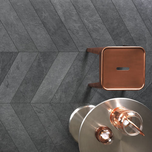 Feinsteinzeugfliesen - GRAY FLOW - LEA CERAMICHE - poliert / in Naturoptik / Struktur