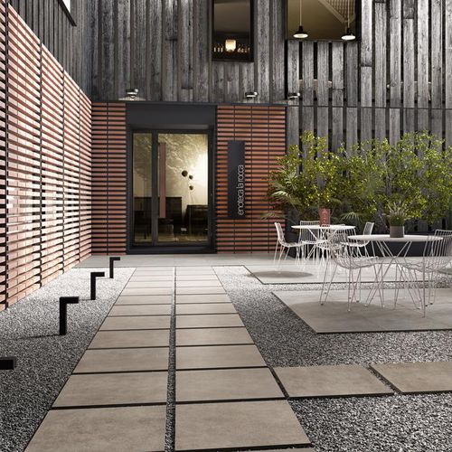 Außenbereich-Fliesen - SYSTEM L2 - LEA CERAMICHE - bodenstehend