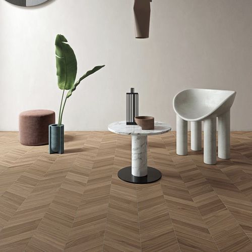 Feinsteinzeugfliesen - WALNUT CINNAMON - LEA CERAMICHE - in Naturoptik / für den Innenraum / Wand