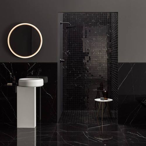 Feinsteinzeugfliesen - MARQUINA NERO - LEA CERAMICHE - in Naturoptik / Hochglanz / für den Innenraum
