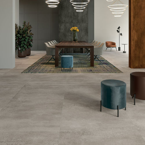 Feinsteinzeugfliesen - CONCRETO : LIGHT - LEA CERAMICHE - in Naturoptik / für den Innenraum / für Außenbereich