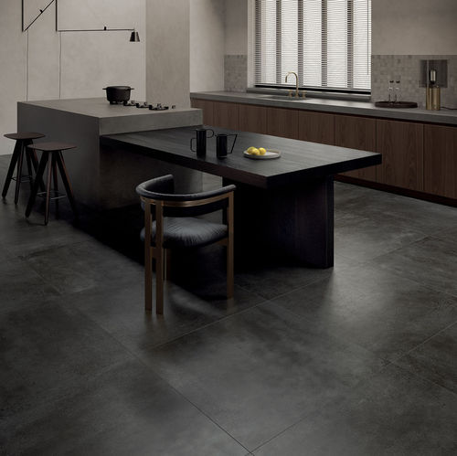 Feinsteinzeugfliesen - CONCRETO : DARK - LEA CERAMICHE - in Naturoptik / für den Innenraum / für Außenbereich