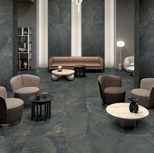 Feinsteinzeugfliesen - DARK - LEA CERAMICHE - Keramik / Marmor / in Naturoptik